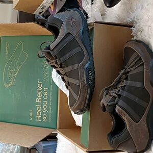 New KURU Chicane Brown Mens 10.5W Orthopedic Hiking Shoes For Plantar Fascitis